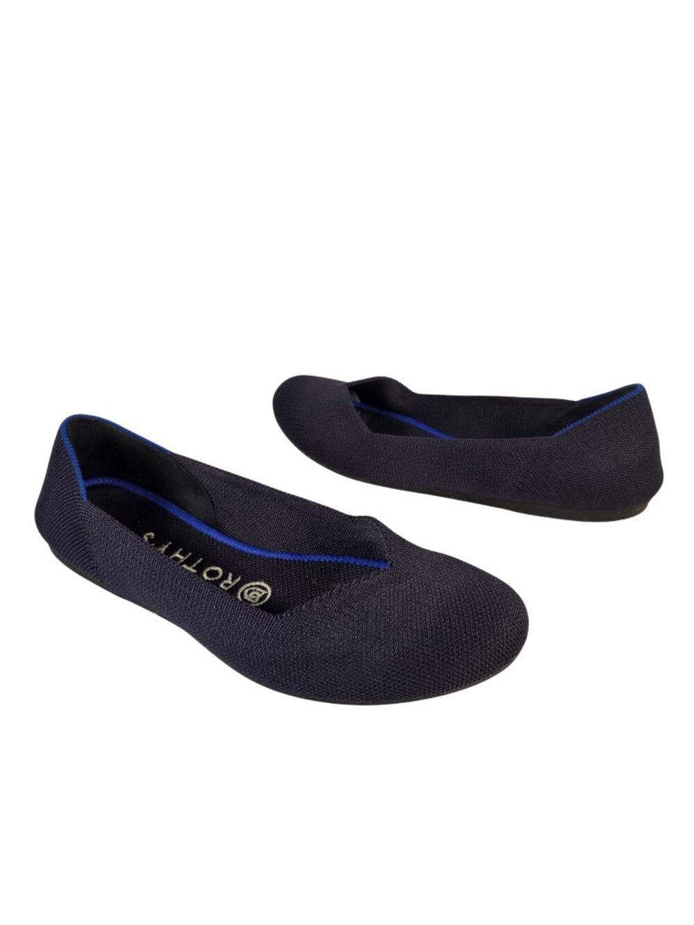 Rothys Maritime Navy Ballet Flats Size 7